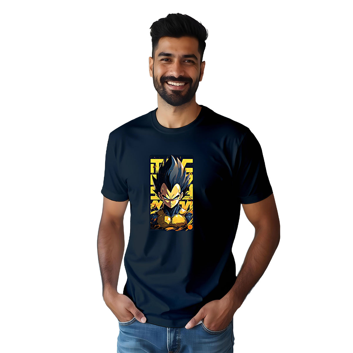 1 UNISEX TSHIRT PRINCE VEGETA BLACK